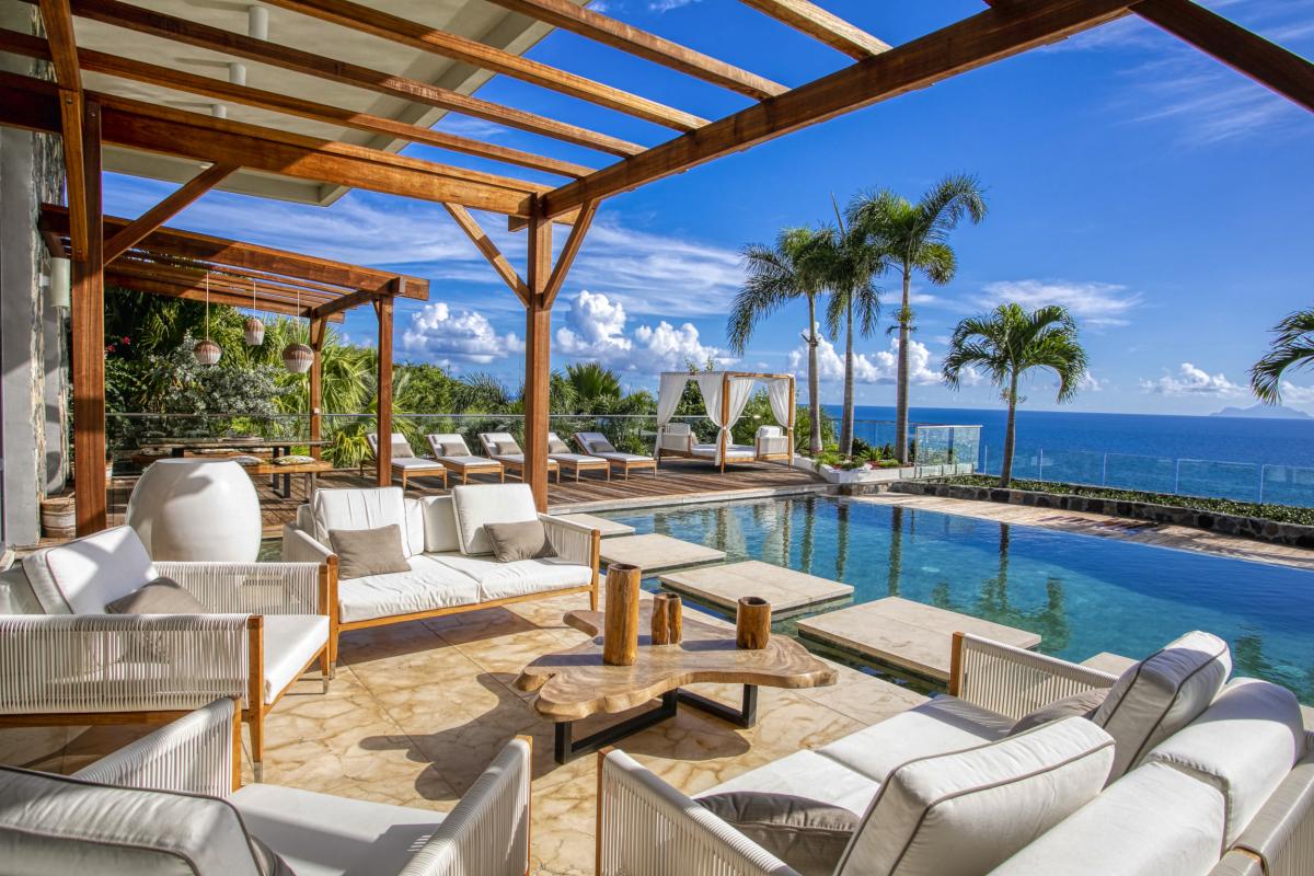 Location villa Saint Martin Indigo Bay - Villa 4 chambres 8 personnes - vue mer - Piscine - Villa de luxe (5)